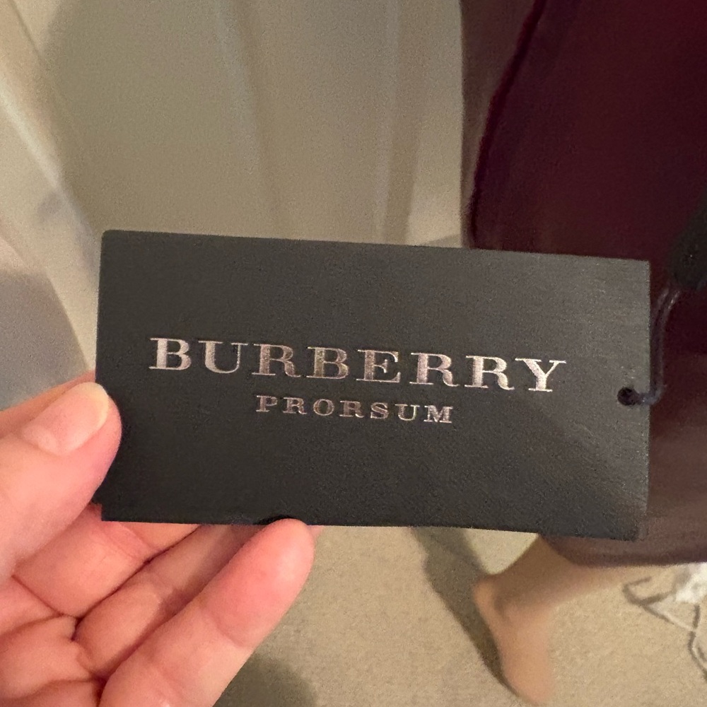 Burberry Prorsum NWT skirt size 42 $1299 Elegant Oxblood  Skirt, silk liner - Picture 3 of 8